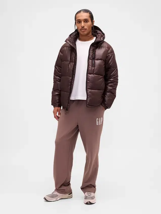 Pantalon de survêtement ample pour adulte, en tissu épais, avec logo
