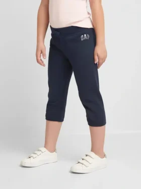 Pantalon de survêtement court à logo orné