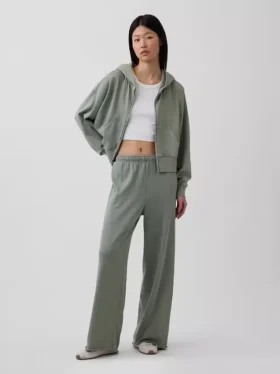 Pantalon de survêtement à jambes larges en molleton Vintagesoft