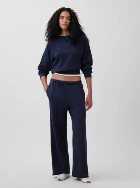 Pantalon de survêtement à jambes larges en molleton Vintagesoft