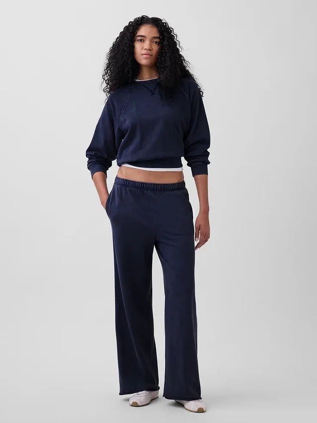 Pantalon de survêtement à jambes larges en molleton Vintagesoft