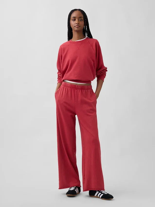 Pantalon de survêtement à jambes larges en molleton Vintagesoft