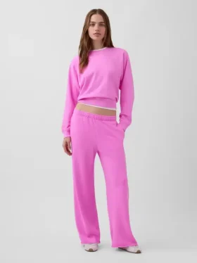 Pantalon de survêtement à jambes larges en molleton Vintagesoft
