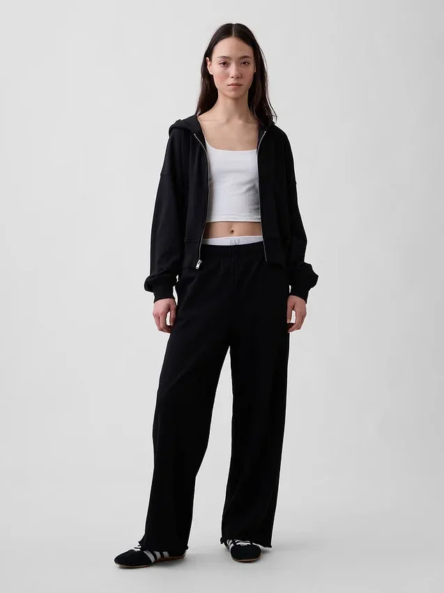 Pantalon de survêtement à jambes larges en molleton Vintagesoft
