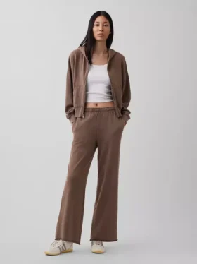 Pantalon de survêtement à jambes larges en molleton Vintagesoft
