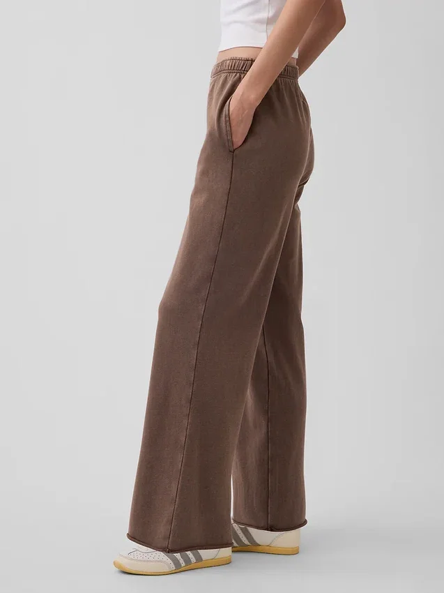 Pantalon de survêtement à jambes larges en molleton Vintagesoft