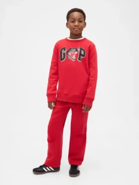 Pantalon de survêtement slim pour enfant avec logo