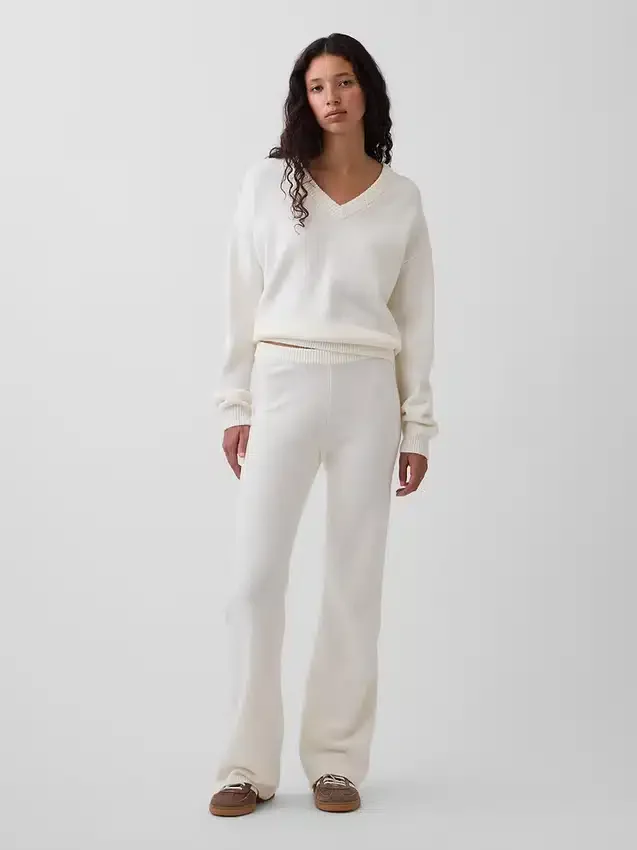 Pantalon de type « bootcut » en maille CashSoft