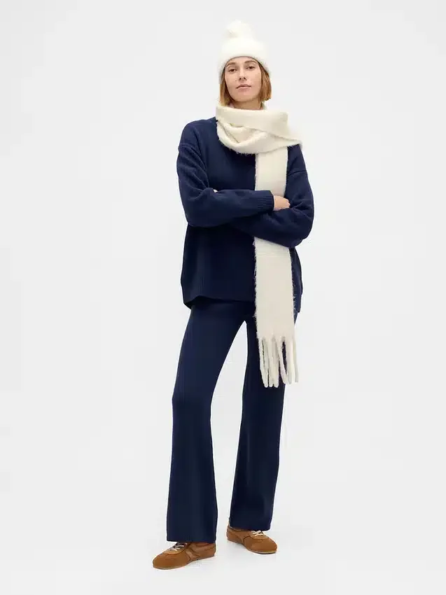 Pantalon de type « bootcut » en maille CashSoft
