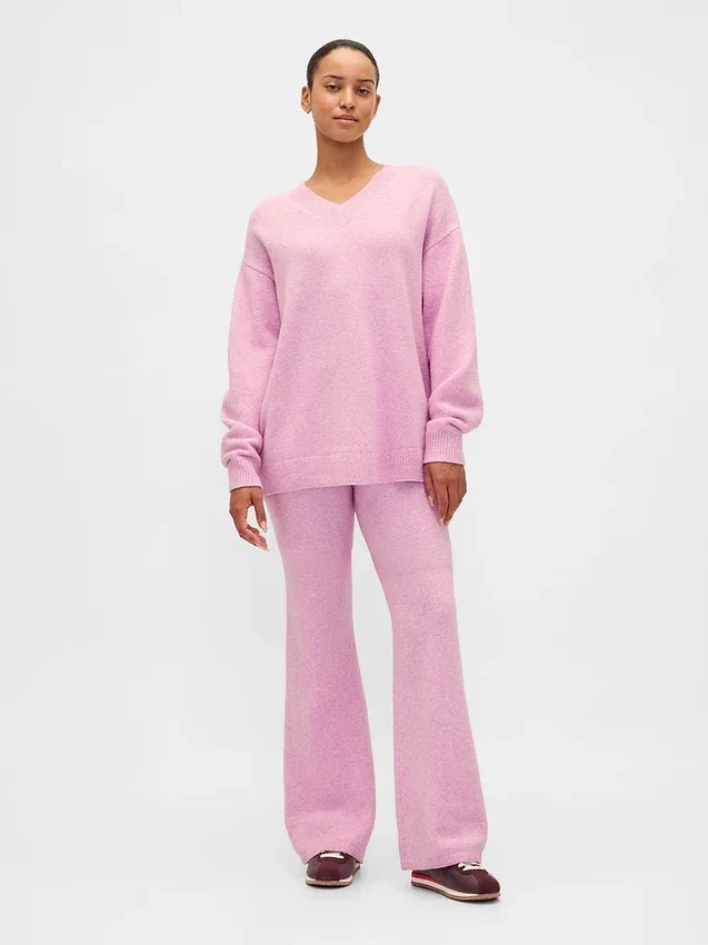 Pantalon de type « bootcut » en maille CashSoft