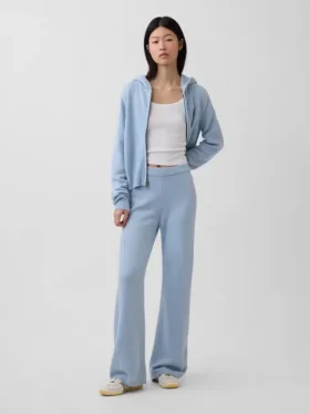Pantalon de type « bootcut » en maille CashSoft