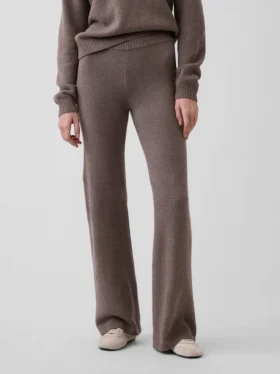 Pantalon de type « bootcut » en maille CashSoft