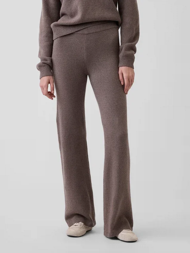 Pantalon de type « bootcut » en maille CashSoft
