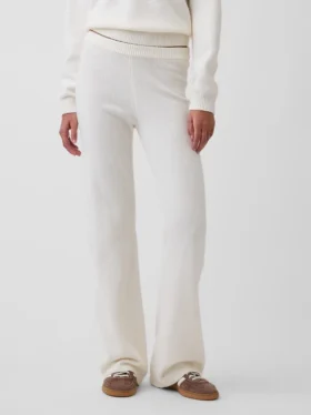 Pantalon de type « bootcut » en maille CashSoft