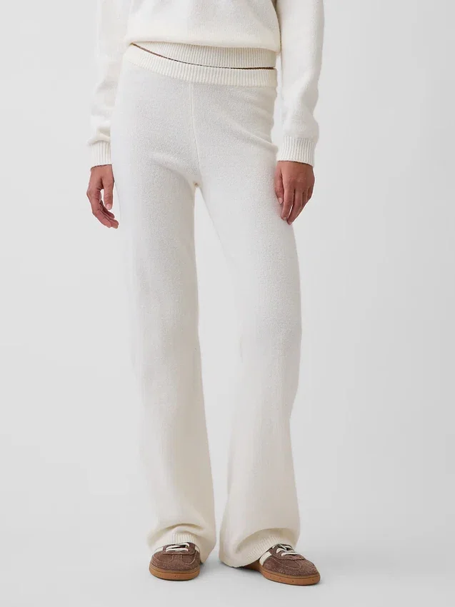 Pantalon de type « bootcut » en maille CashSoft