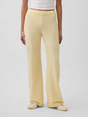 Pantalon de type « bootcut » en maille CashSoft