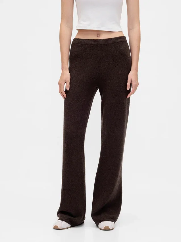 Pantalon de type « bootcut » en maille CashSoft
