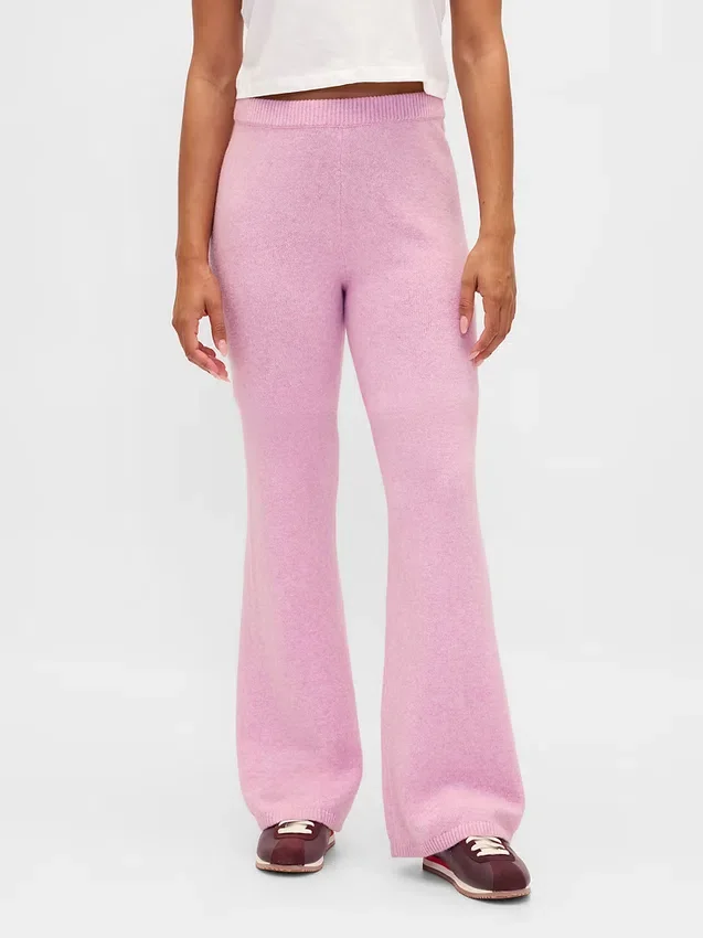 Pantalon de type « bootcut » en maille CashSoft