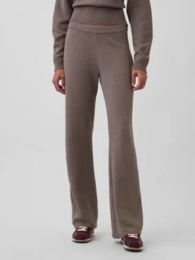 Pantalon de type « bootcut » en maille CashSoft