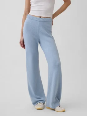 Pantalon de type « bootcut » en maille CashSoft