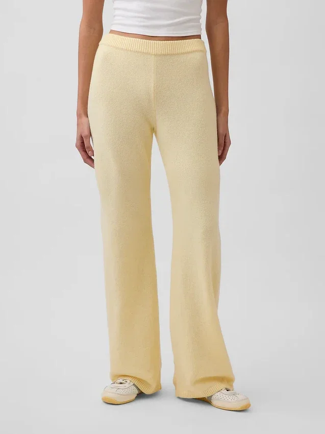 Pantalon de type « bootcut » en maille CashSoft