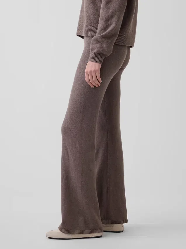 Pantalon de type « bootcut » en maille CashSoft