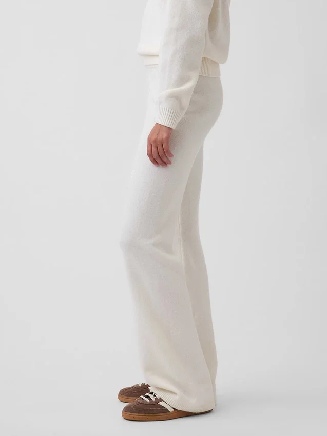 Pantalon de type « bootcut » en maille CashSoft