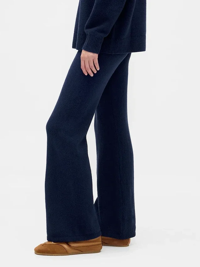 Pantalon de type « bootcut » en maille CashSoft