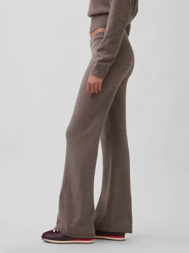 Pantalon de type « bootcut » en maille CashSoft