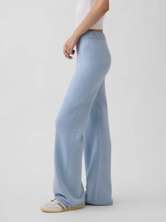 Pantalon de type « bootcut » en maille CashSoft