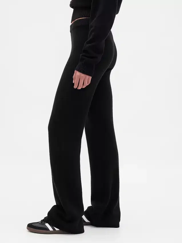 Pantalon de type « bootcut » en maille CashSoft