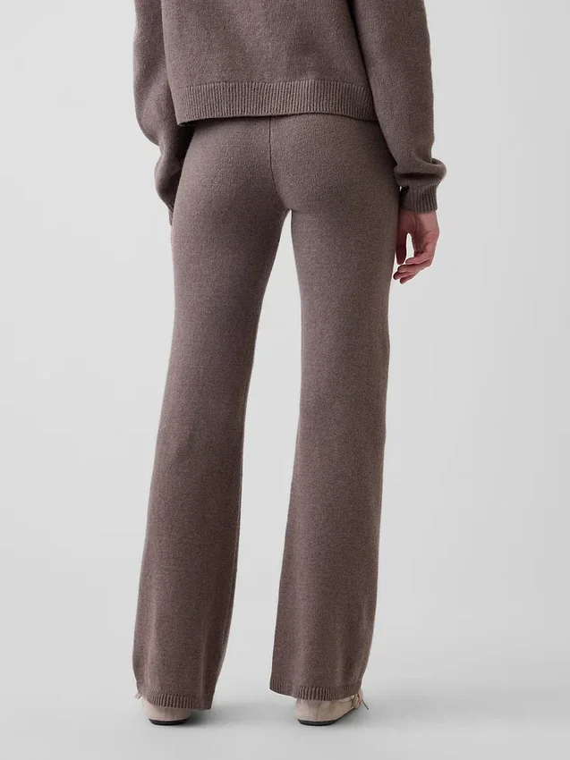 Pantalon de type « bootcut » en maille CashSoft