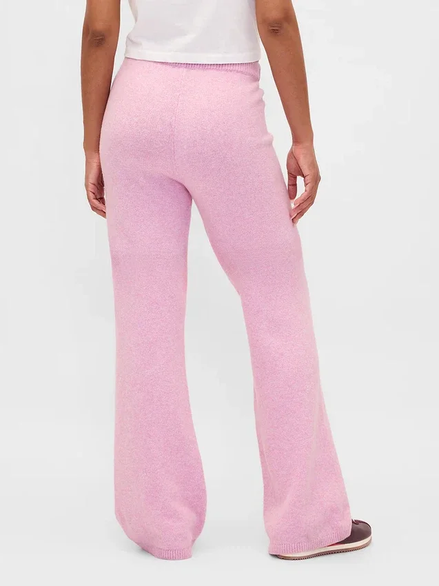 Pantalon de type « bootcut » en maille CashSoft