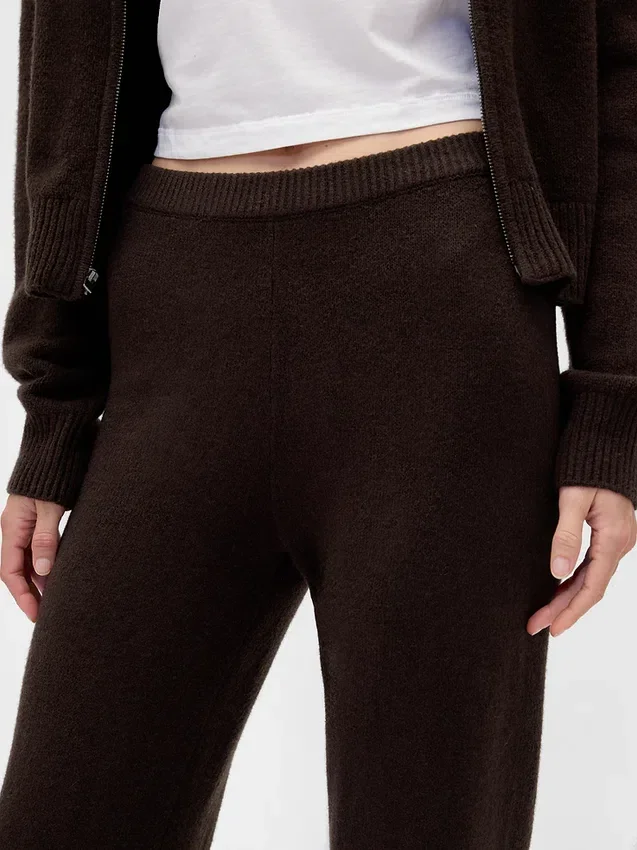 Pantalon de type « bootcut » en maille CashSoft