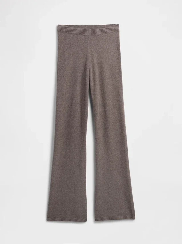 Pantalon de type « bootcut » en maille CashSoft