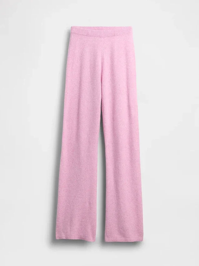 Pantalon de type « bootcut » en maille CashSoft