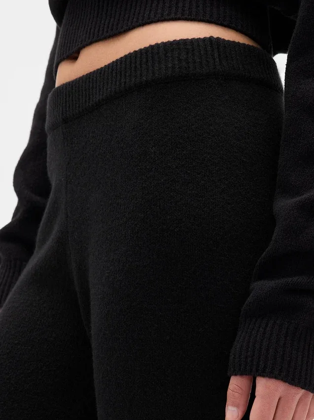 Pantalon de type « bootcut » en maille CashSoft