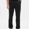 Pantalon droit ample en mélange de laine