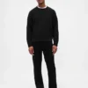Pantalon droit décontracté en velours côtelé