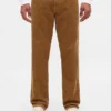 Pantalon droit décontracté en velours côtelé