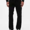 Pantalon droit décontracté en velours côtelé