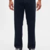 Pantalon droit décontracté en velours côtelé