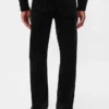 Pantalon droit décontracté en velours côtelé
