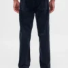Pantalon droit décontracté en velours côtelé