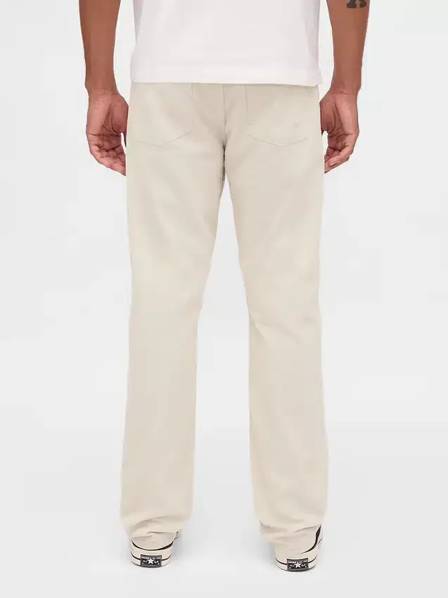 Pantalon droit décontracté en velours côtelé