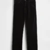 Pantalon droit décontracté en velours côtelé