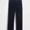 Pantalon droit décontracté en velours côtelé