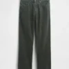 Pantalon droit décontracté en velours côtelé