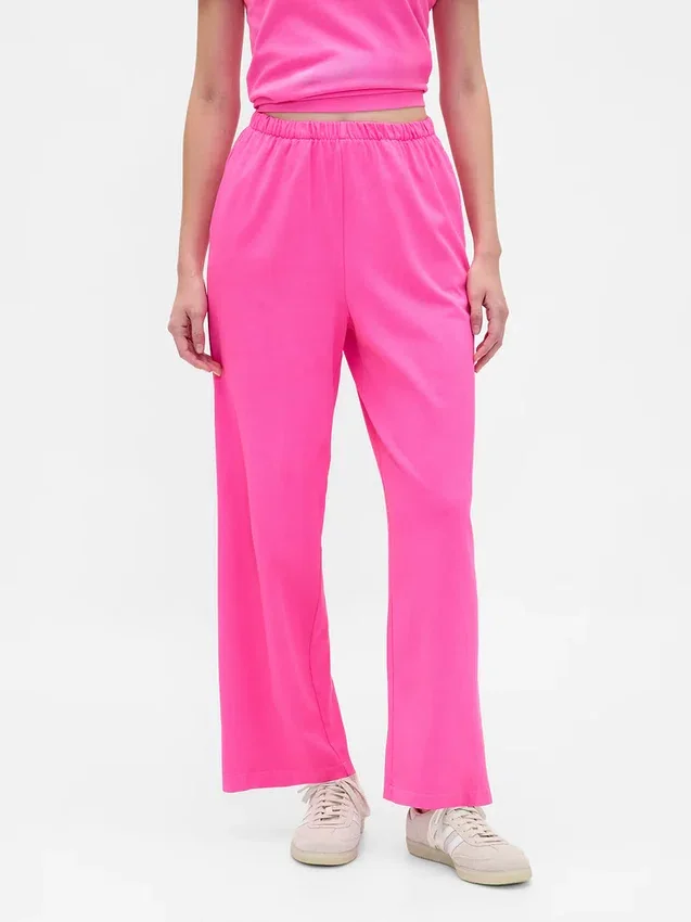 Pantalon droit en coton épais