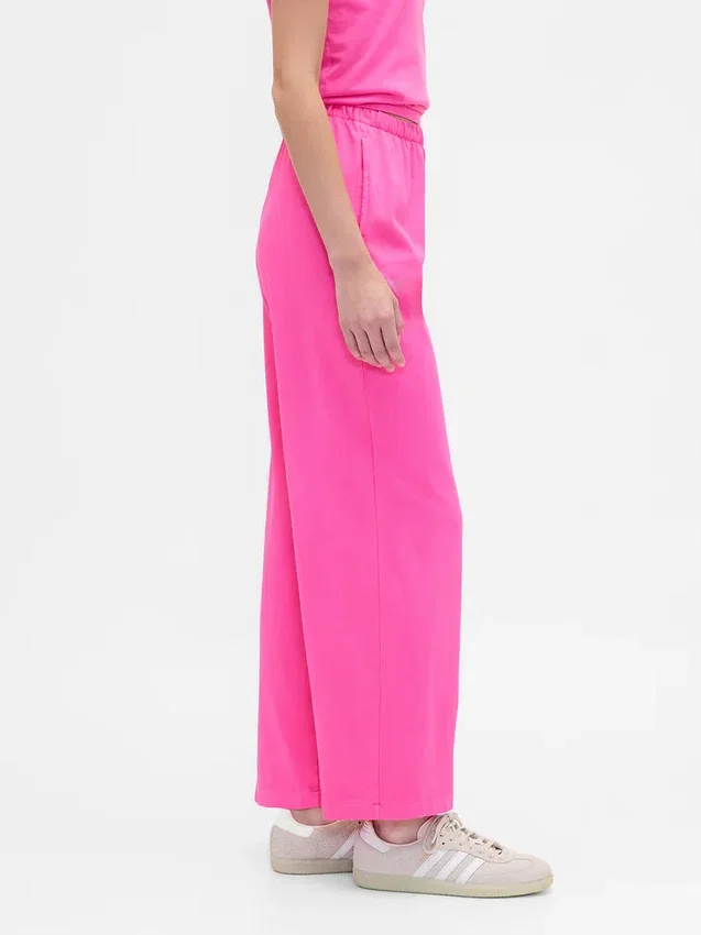 Pantalon droit en coton épais